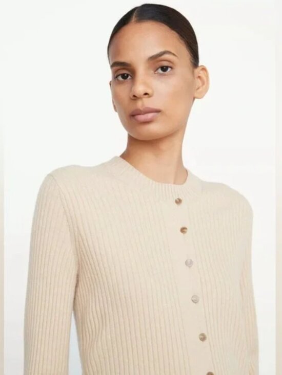 Vince Sweaters - NWT Vince Ribbed Button Cardigan Sweater cashmere wool